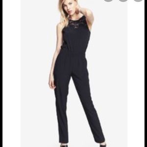 Black Lace tank jumpsuit
